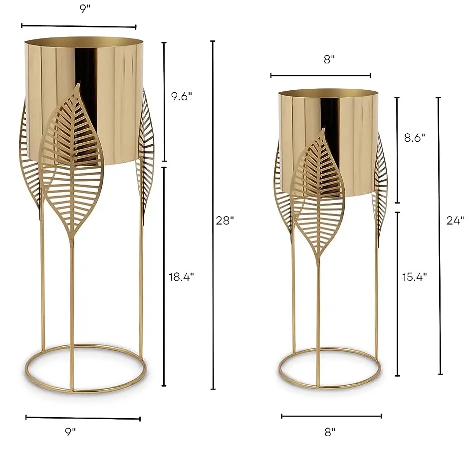 Handmade Designing Outdoor and Indoor Metal Planter And Flowers Pots Tabletop Planter For Living Room Use Home Decoration