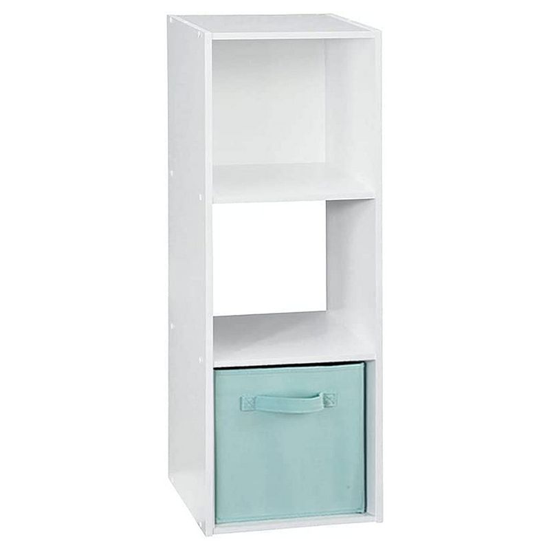 Closetmaid Stackable 3 Cube Shelving Unit Storage Organizer Cubeical， White