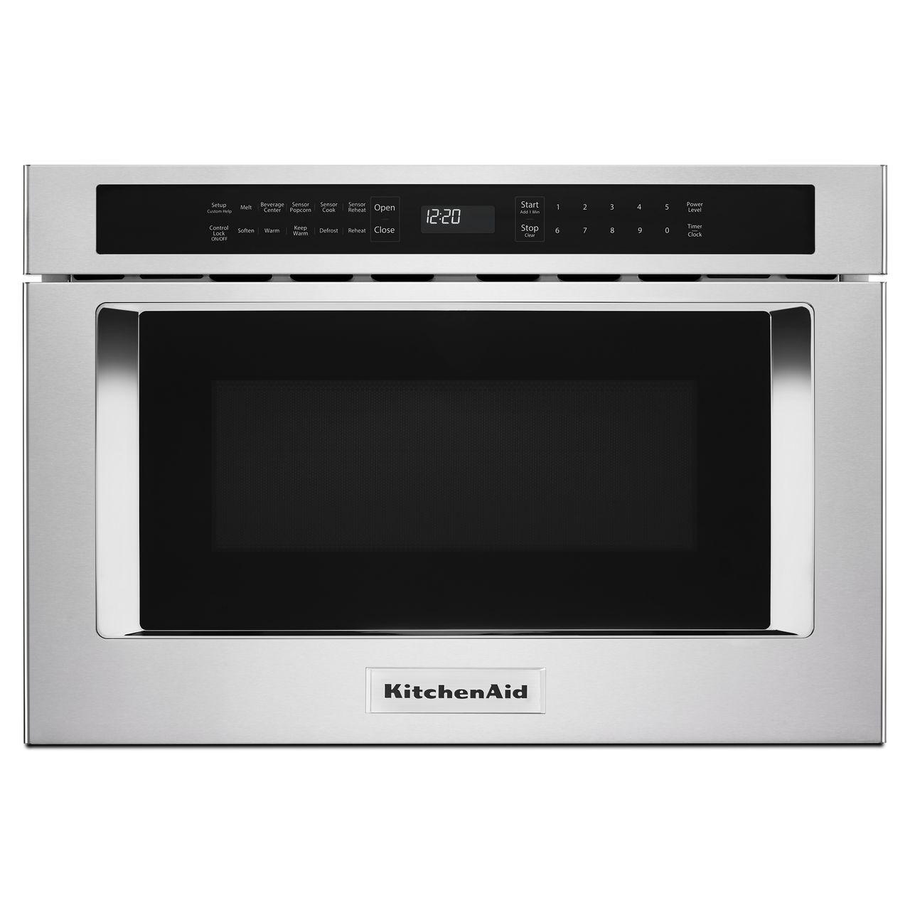 KitchenAid 24-inch, 1.2 cu. ft. Under-Counter Microwave Oven Drawer KMBD104GSS