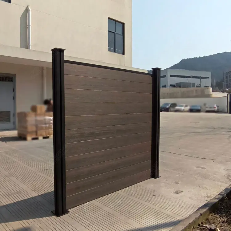 Modern wpc board easy install wood plastic composite wall panel fence panel