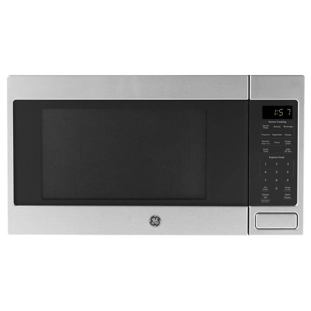 GE 16 cu ft Countertop Microwave in Stainless Steel with Sensor Cooking