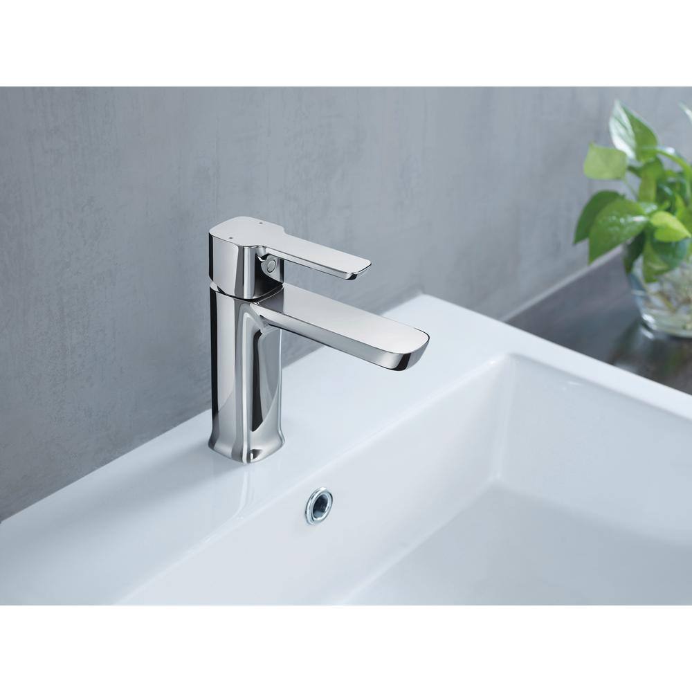 Delta Modern Low Flow Project Pack Single Hole Single-Handle Bathroom Faucet in Chrome 581LF-HGM-PP