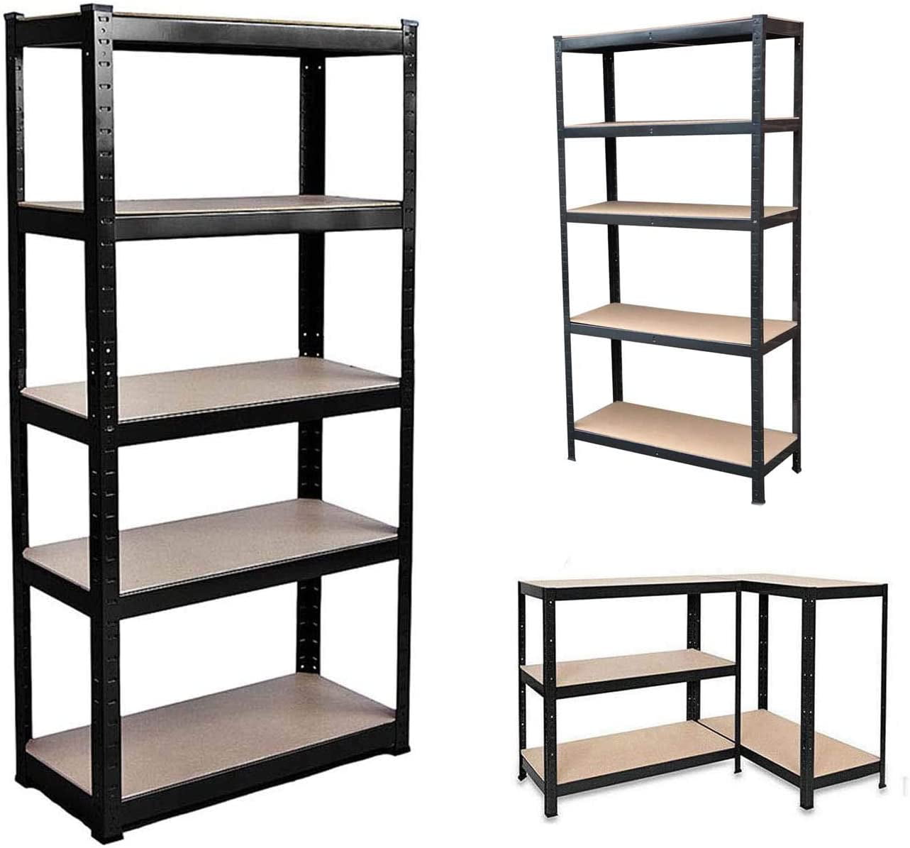 Dayplu 5-Tier Heavy Duty Metal Shelving, 59