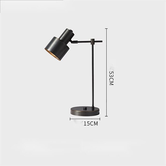 Table Lamp Ambient Lamps / Decorative Modern Contemporary DC Powered For Living Room / Office Metal 200-240V / 110-120V Black