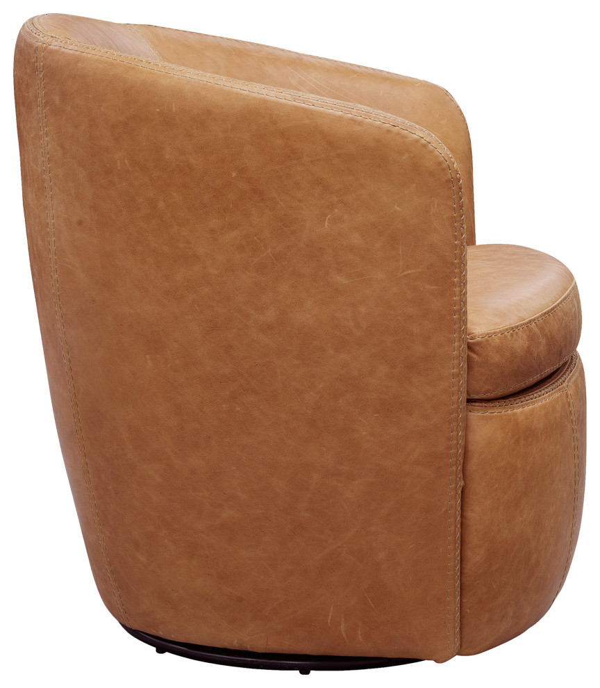 Parker Living Barolo Swivel Club Chair   Contemporary   Armchairs And Accent Chairs   by Parker House  Houzz