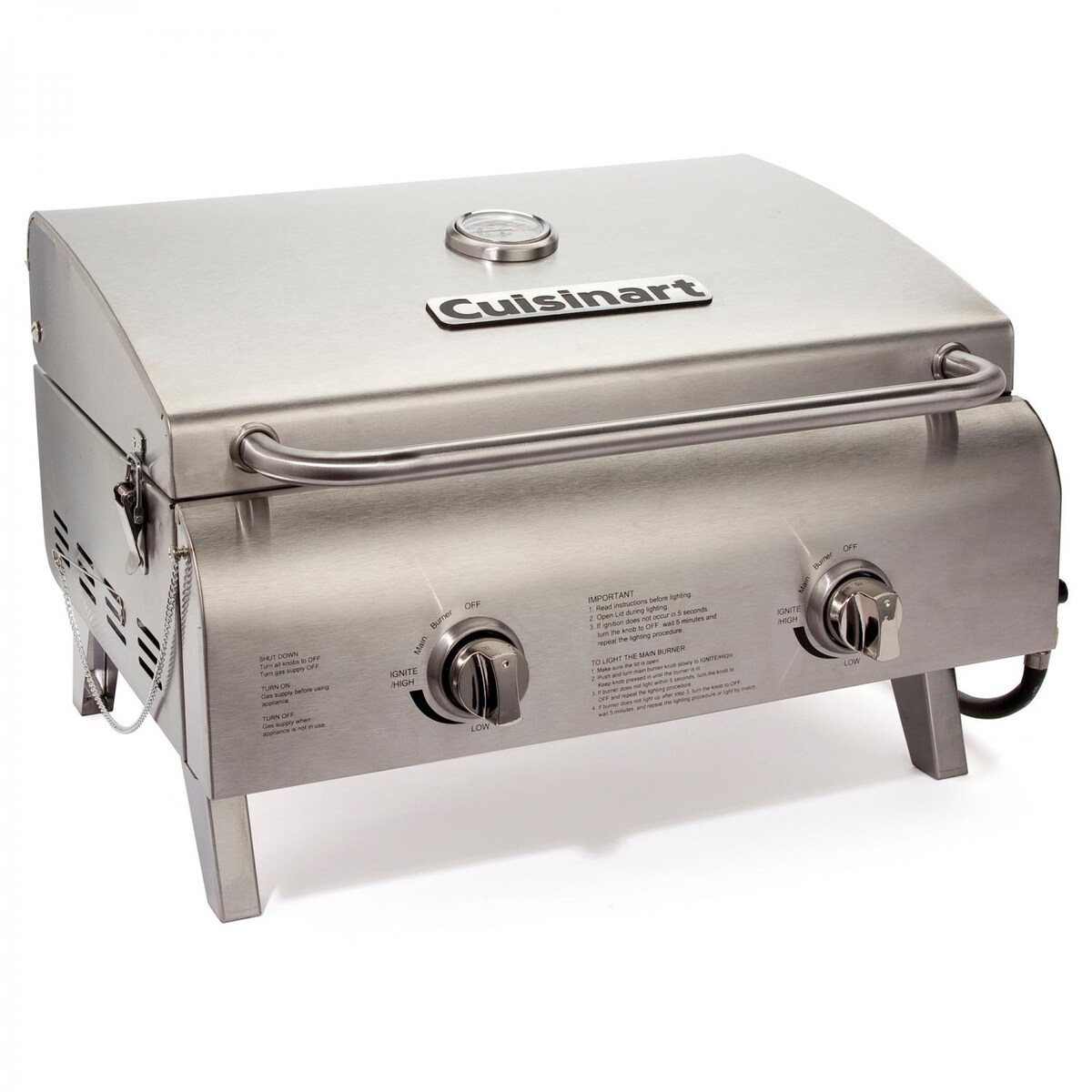 Cuisinart Chefs Style Portable Tabletop Grill