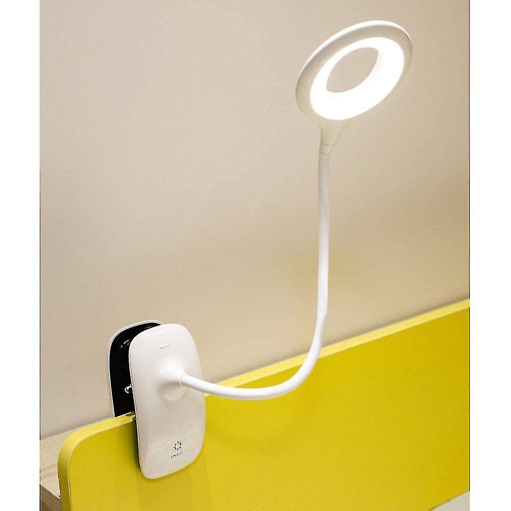 Clip On Reading Light， 3 Colour * 3 Brightness With Flexible Neck，touch Control