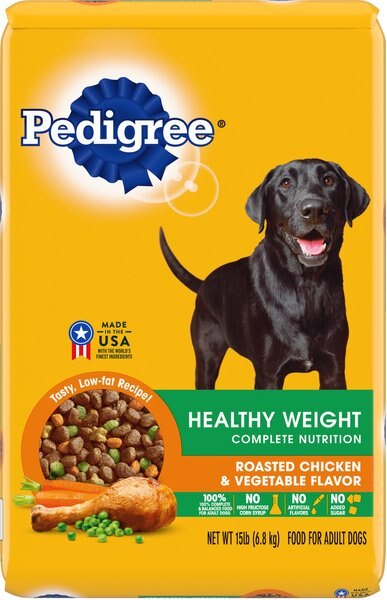 Pedigree Healthy Weight Roasted Chicken and Vegetable Flavor Dog Food