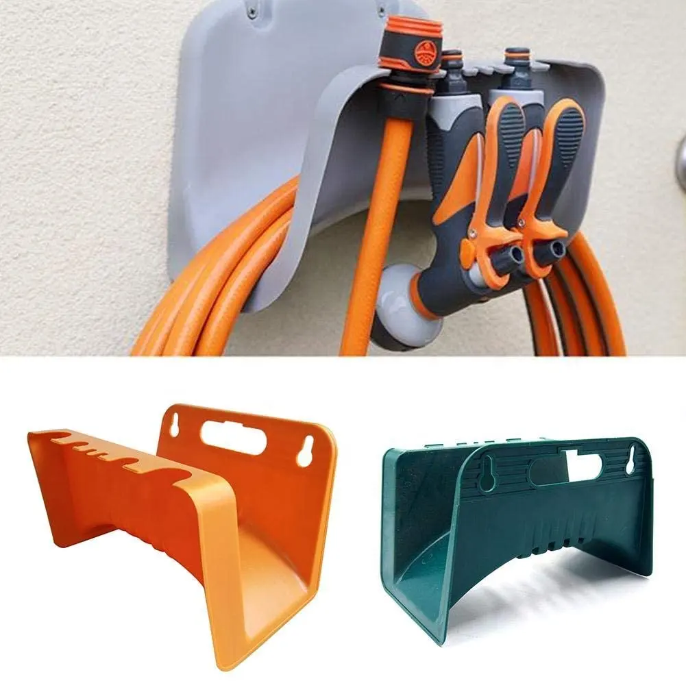 Manufacturer Supply Stable Plastic Water Hose Holder Stand High Quality Wall Mountable Garden Hose Hanger