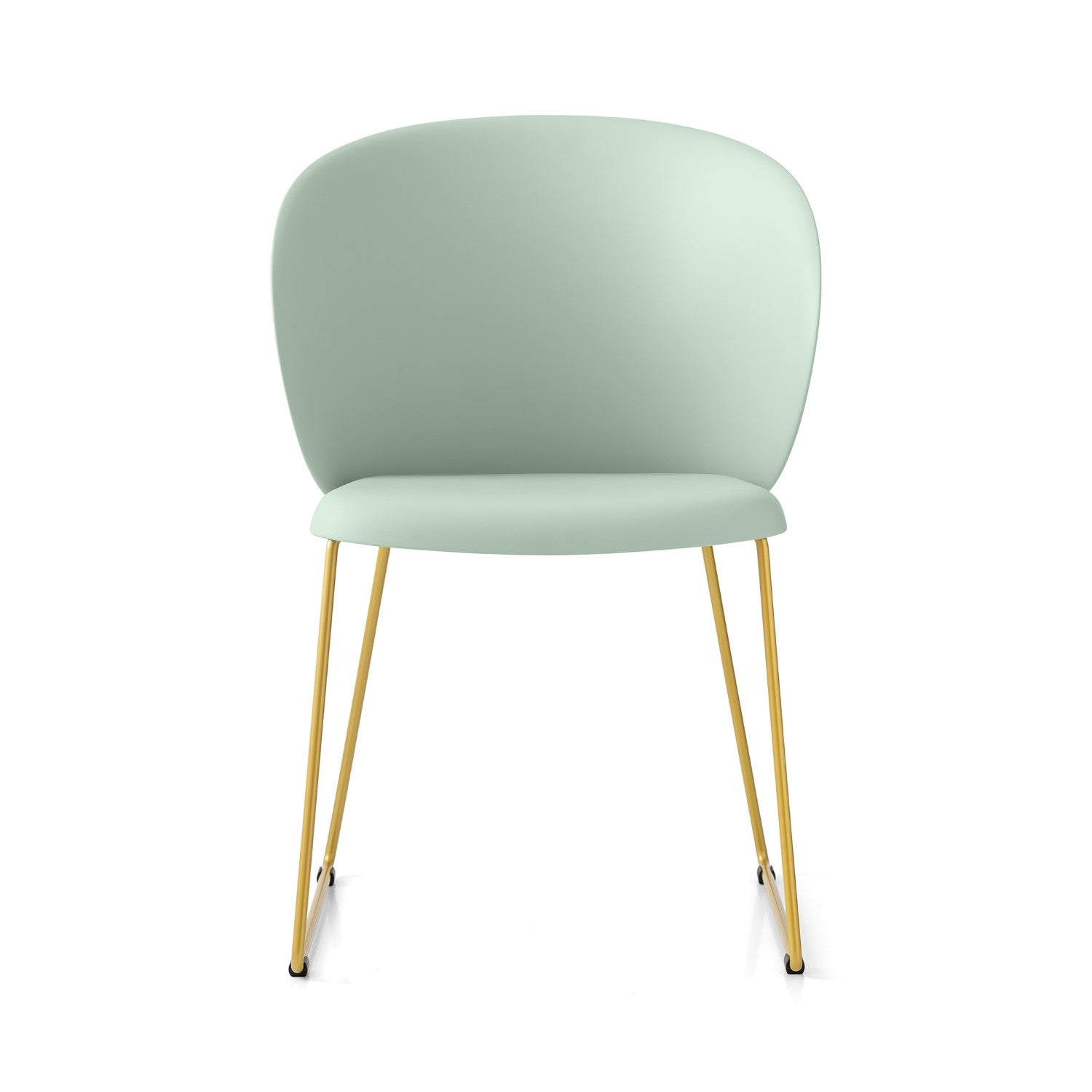 Tuka Indoor/Outdoor Painted Brass Leg Chair