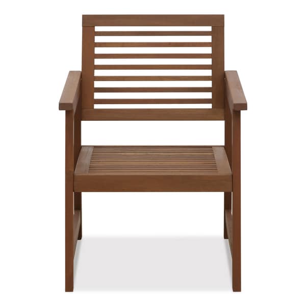 Surfside Teak Hardwood Outdoor Armchair without Cushion (Set of 2) by Havenside Home