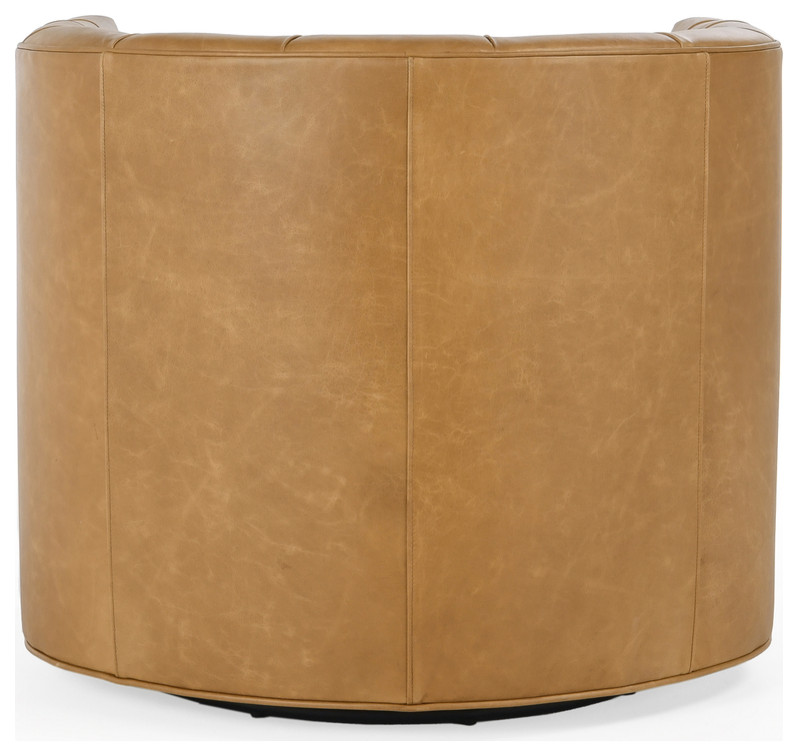 Charlett Swivel Accent Chair Tan   Contemporary   Armchairs And Accent Chairs   by Kosas  Houzz