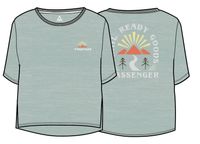 Exhale Active Recycled T-Shirt - Mint Green