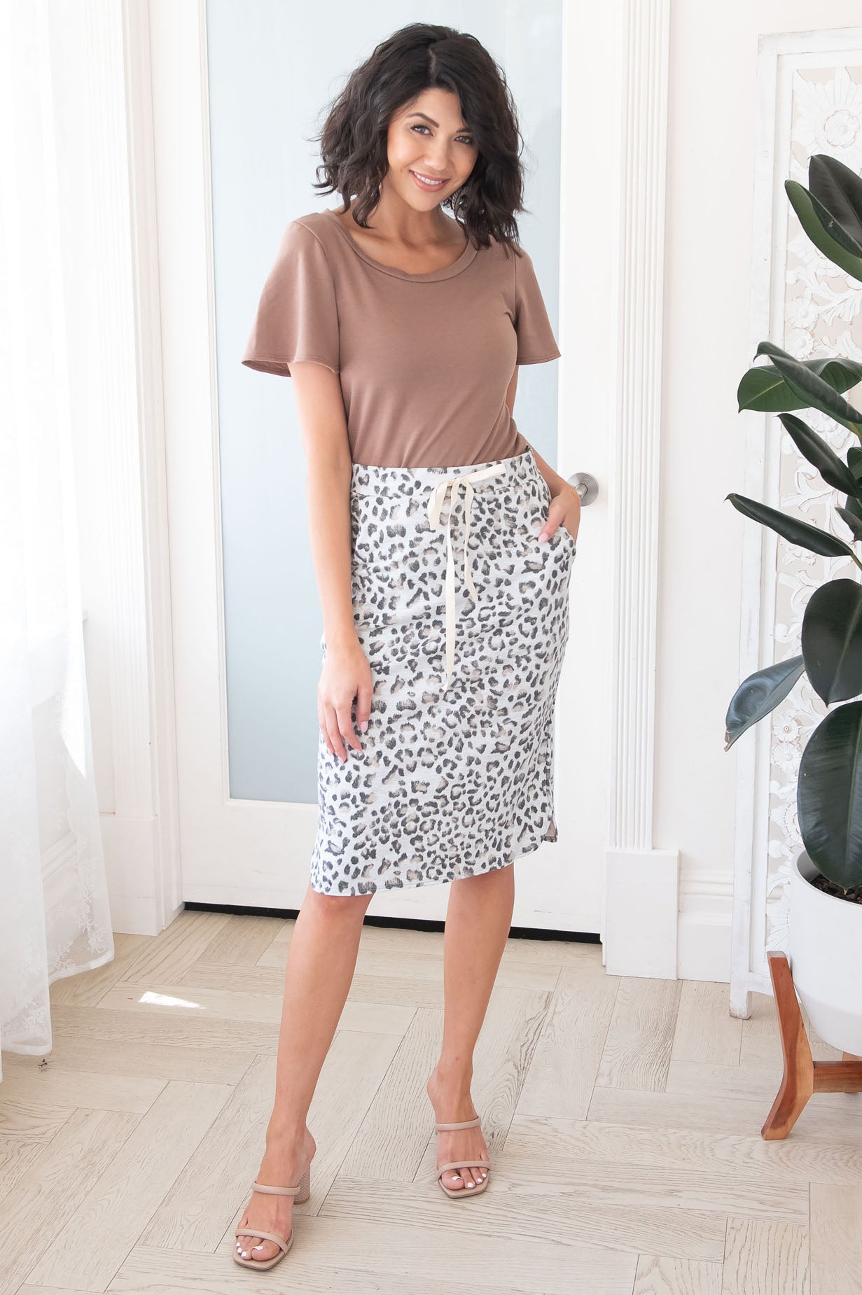 Favorite Hello Modest Jersey Knit Skirt