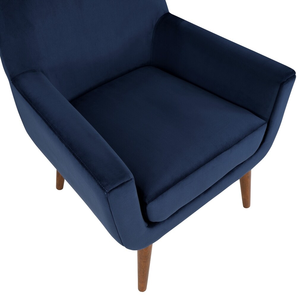 Adrian Mid Century Velvet Arm Chair by Greyson Living