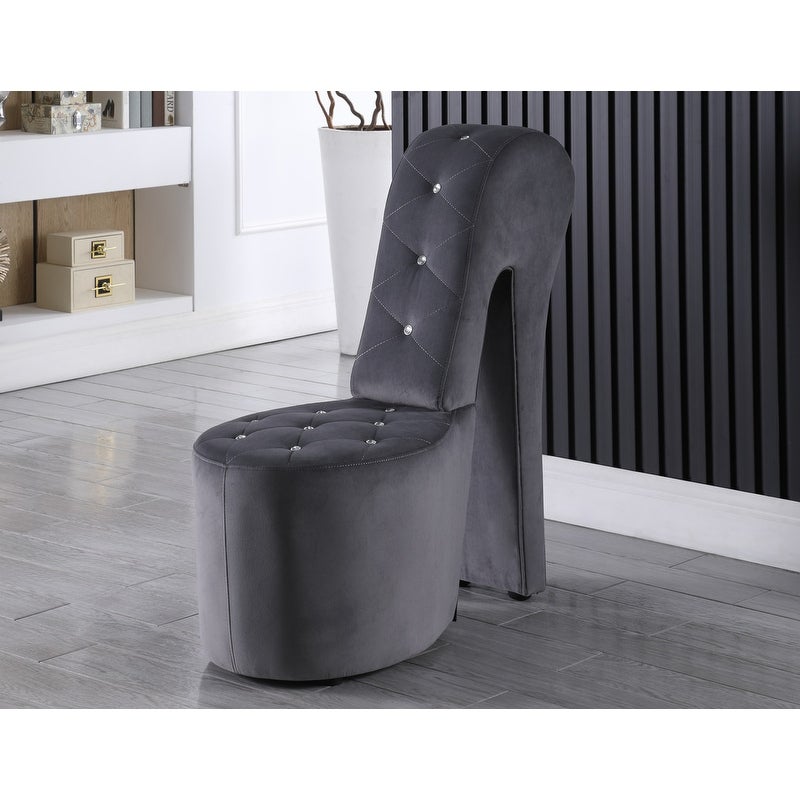 Best Master Furniture High Heel Shoe Upholstered Lounge Chair