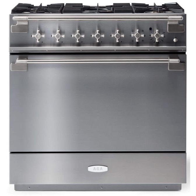 AGA 36in Elise Dual Fuel Range AEL361DFSS