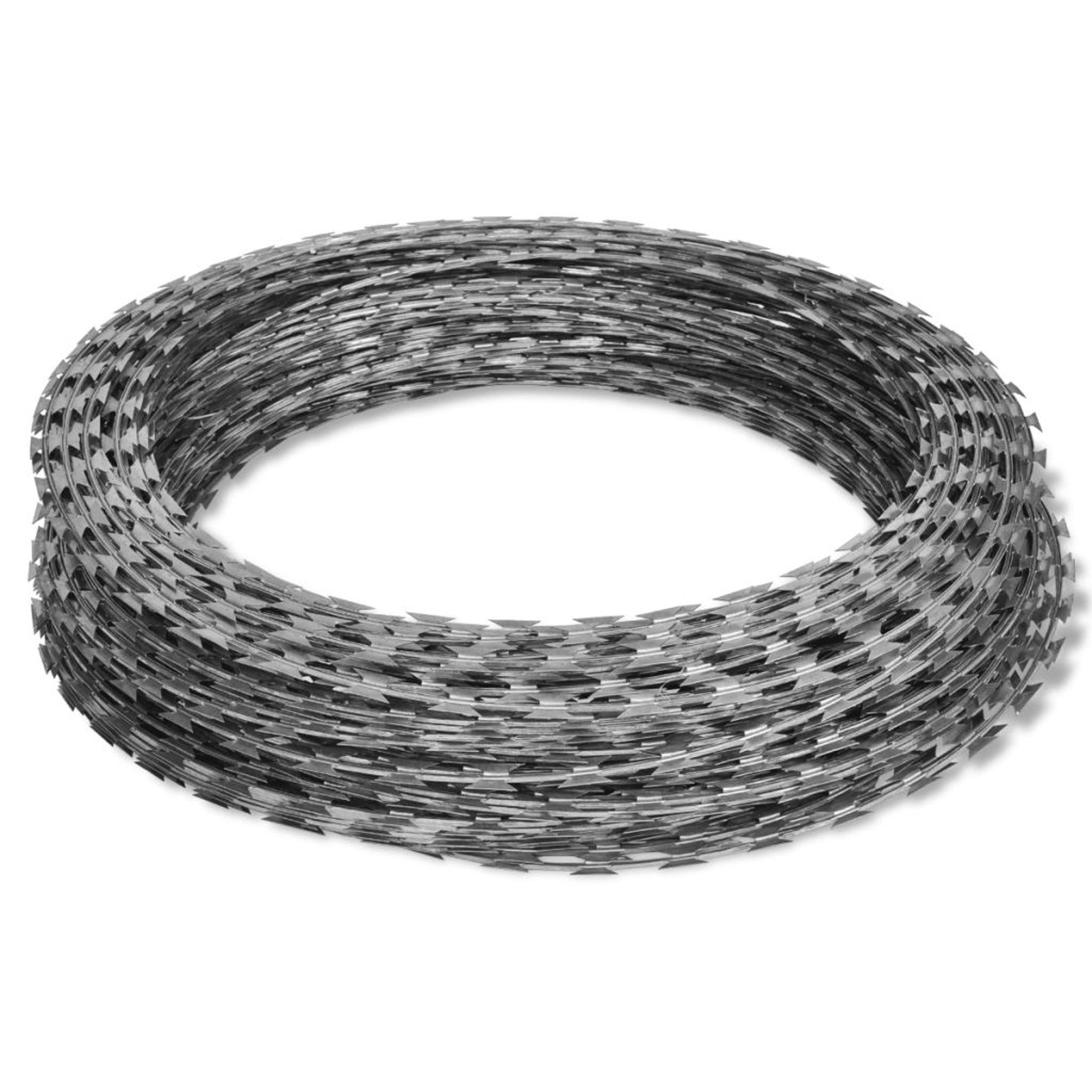 Razor Wire Helical Wire Roll Galvanized Steel 328'