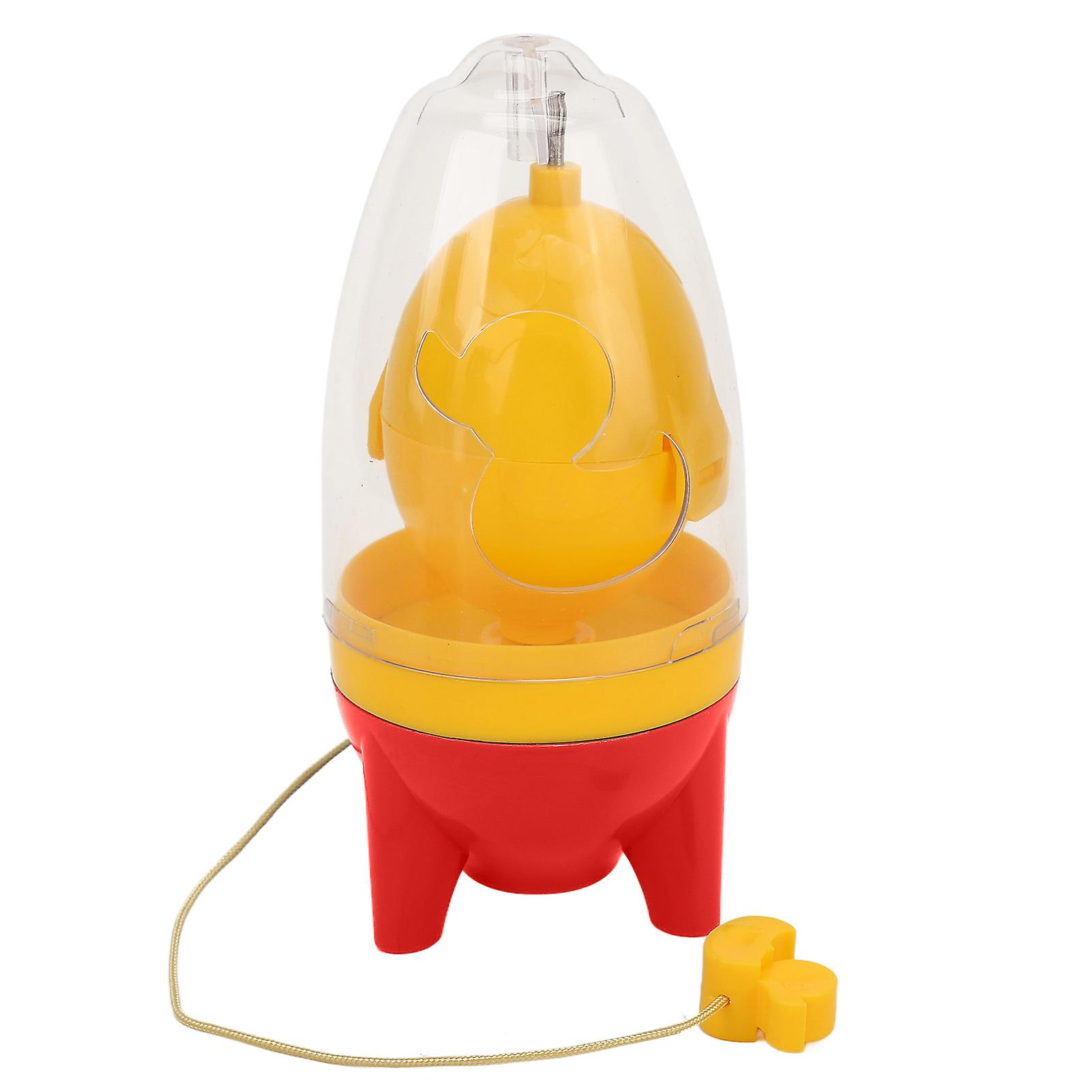 Egg Spinner Fun Shape High Torsion Rotation Homogeneous Hand Powered Portable Golden Egg Maker Red