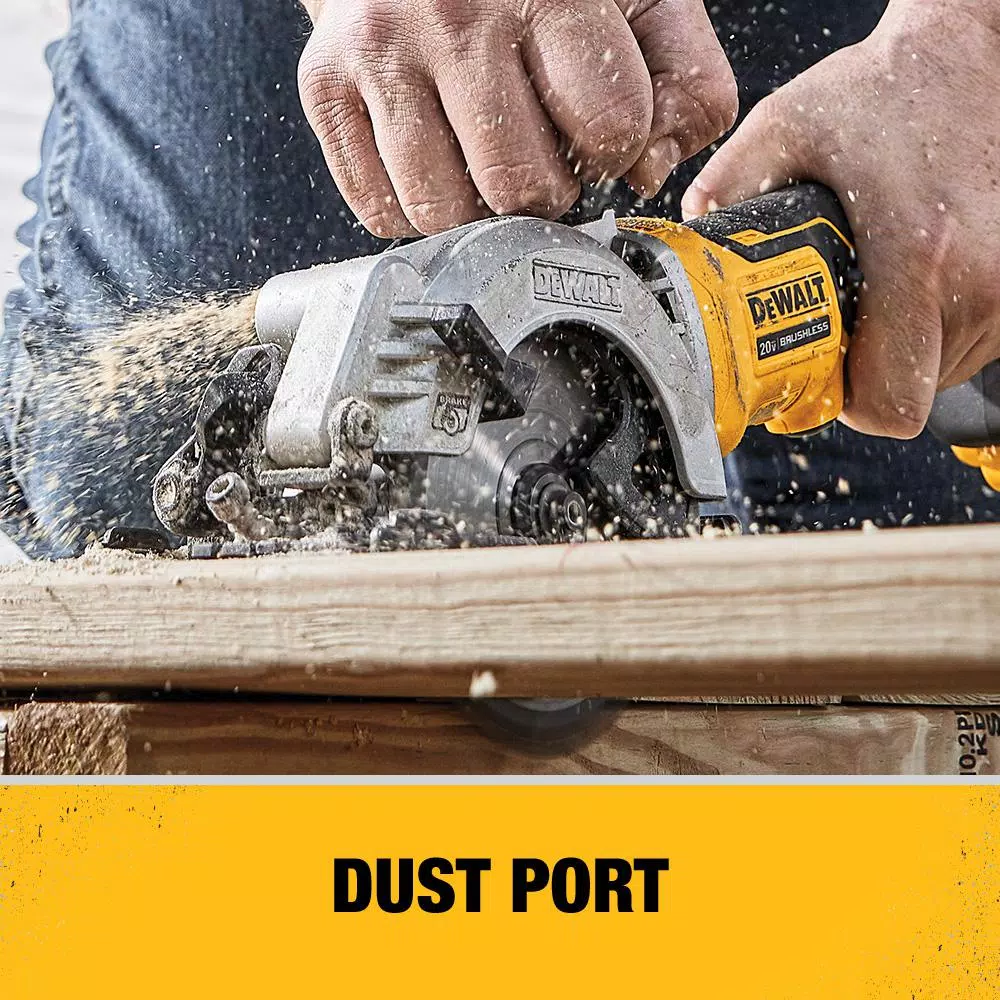 DEWALT ATOMIC 20-Volt MAX Cordless Brushless 4-1/2 in. Circular Saw with (1) 20-Volt Battery 5.0Ah and#8211; XDC Depot