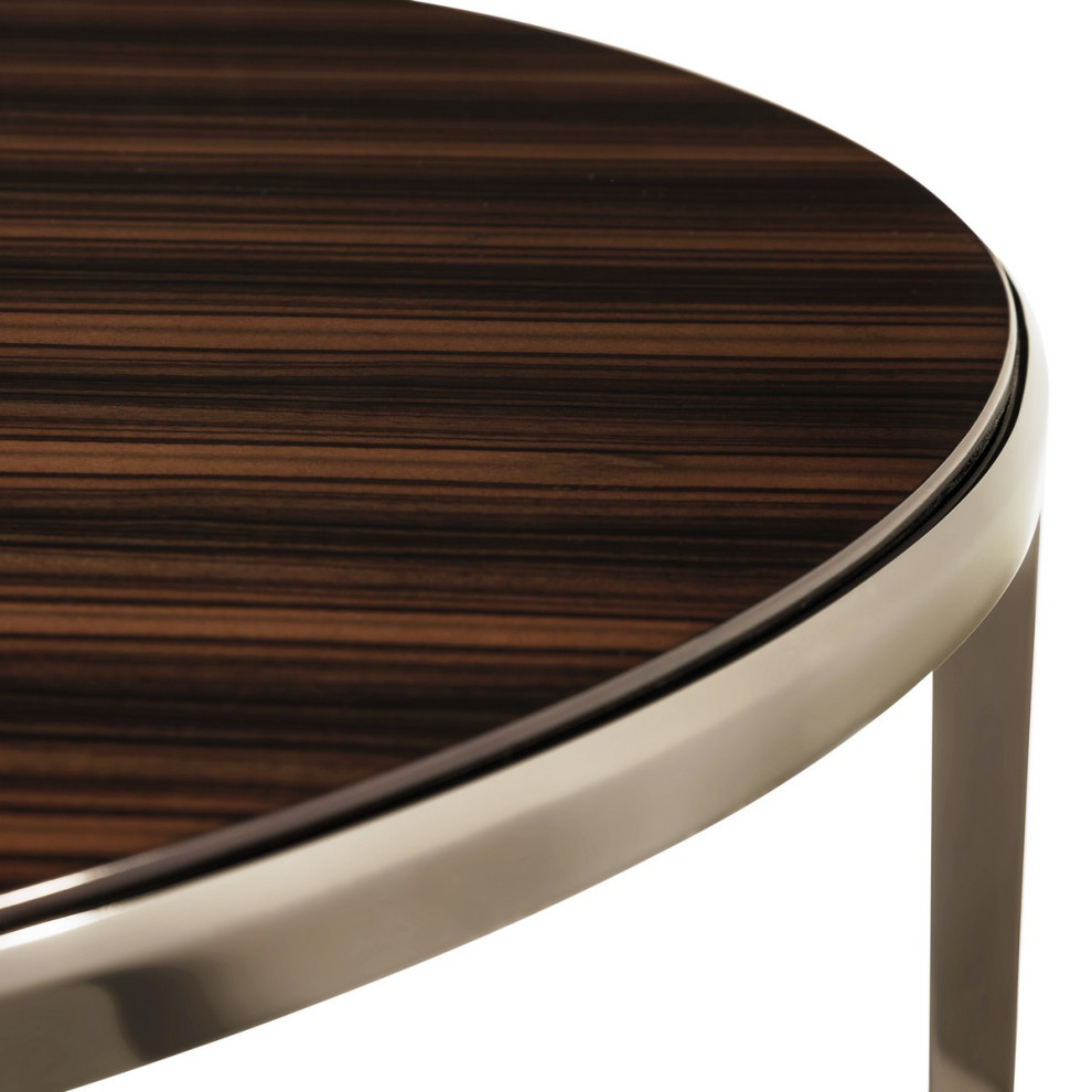 Cayson Ebony Cocktail Table   Transitional   Coffee Tables   by Peachtree Fine Furniture  Houzz