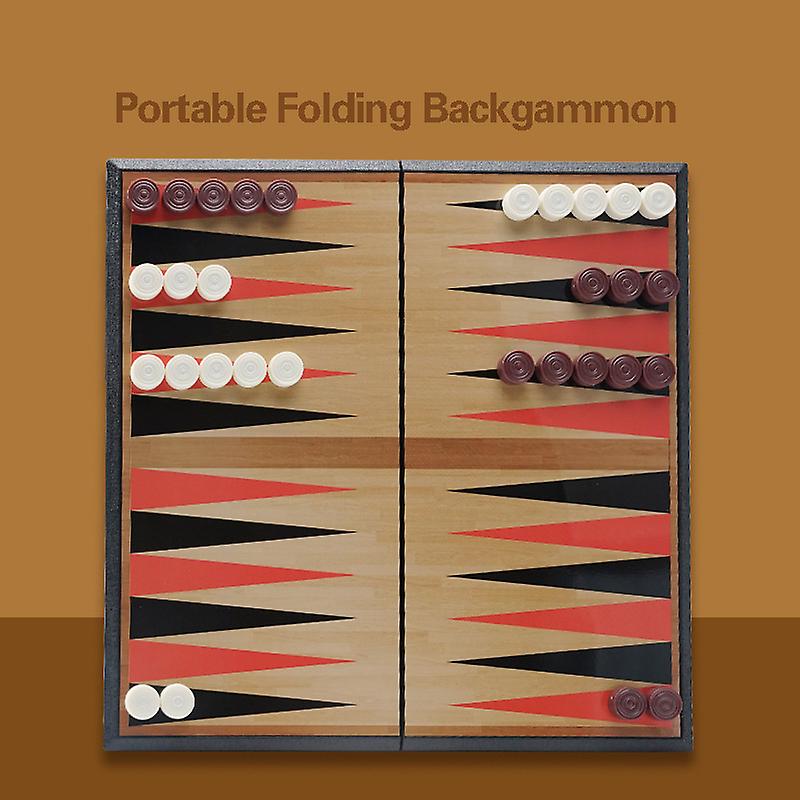 Big Box Backgammon Magnetic Folding Board Game Toy For Children Over 3 Years Old