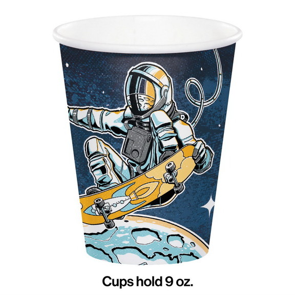 Creative Converting 360513 Space Skater Paper Cups...