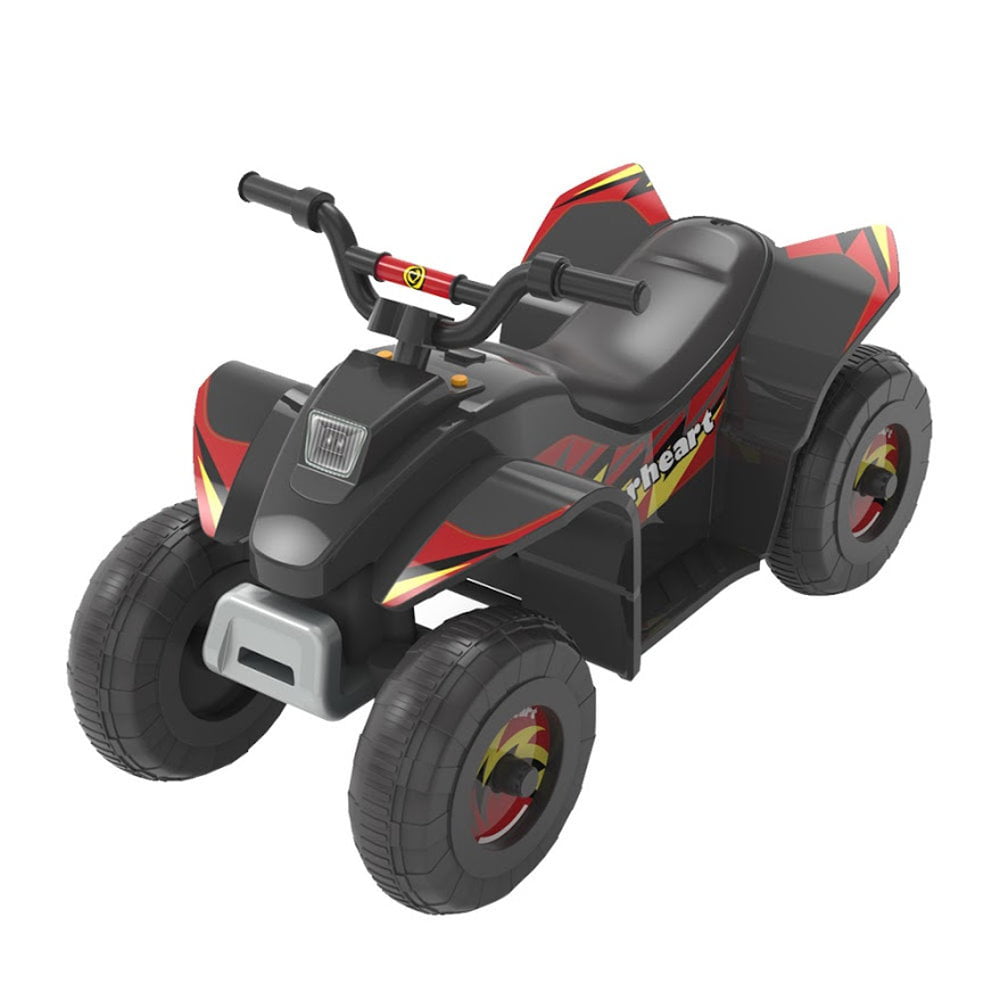 Hoverheart Black 6 V ATV Quad Bike Powered Ride-On