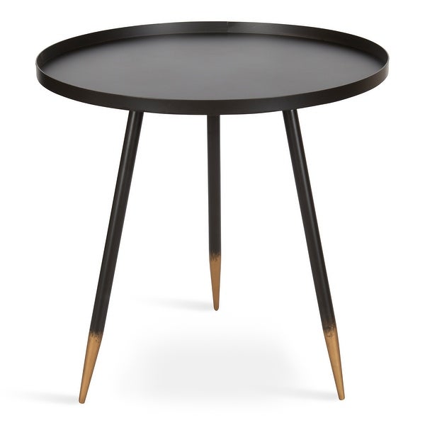 Kate and Laurel Duvall Round Metal Side Table - 20x20x20.5