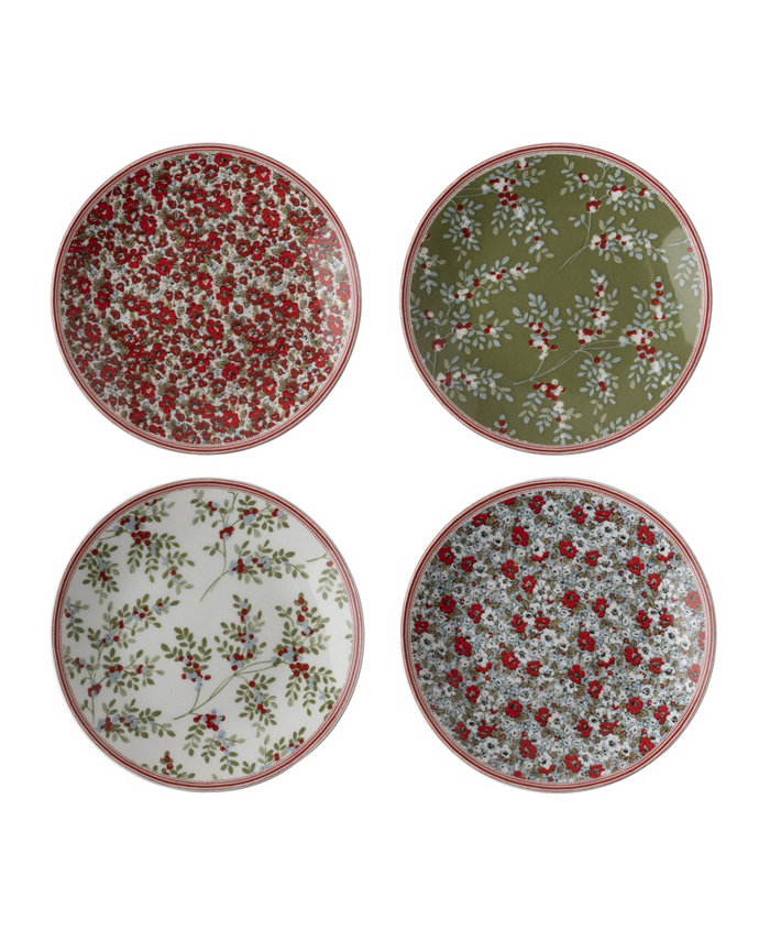 Laura Ashley Petit Plates Stockbridge Collectables Gift Set 4 Piece