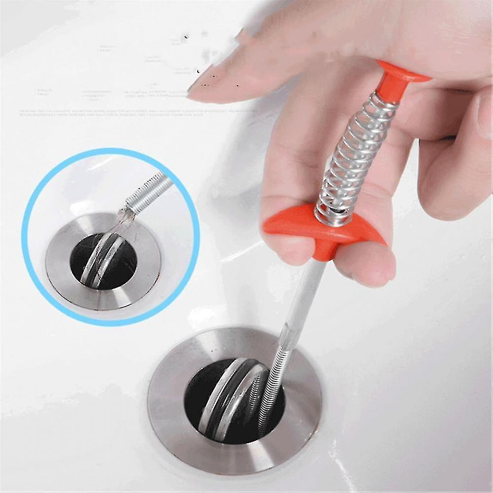 61.5cm Flexible Sink Claw Pick Up Kitchen Cleaning Tools Pipeline Dredge Sink Hair Brush Cleaner