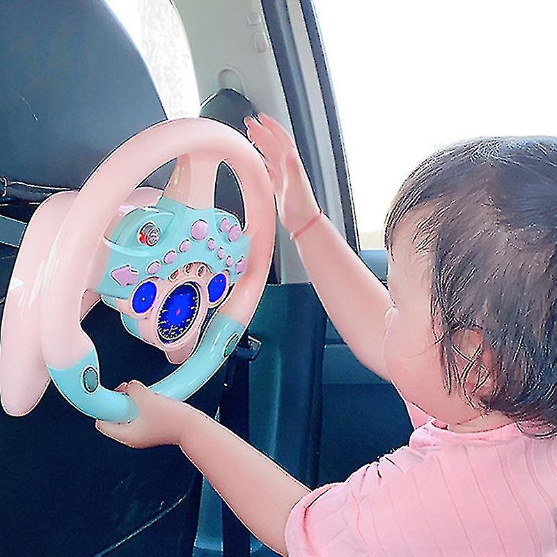 Simulation Driving Car Toy Steering Wheel Kids Baby Interactive Toys