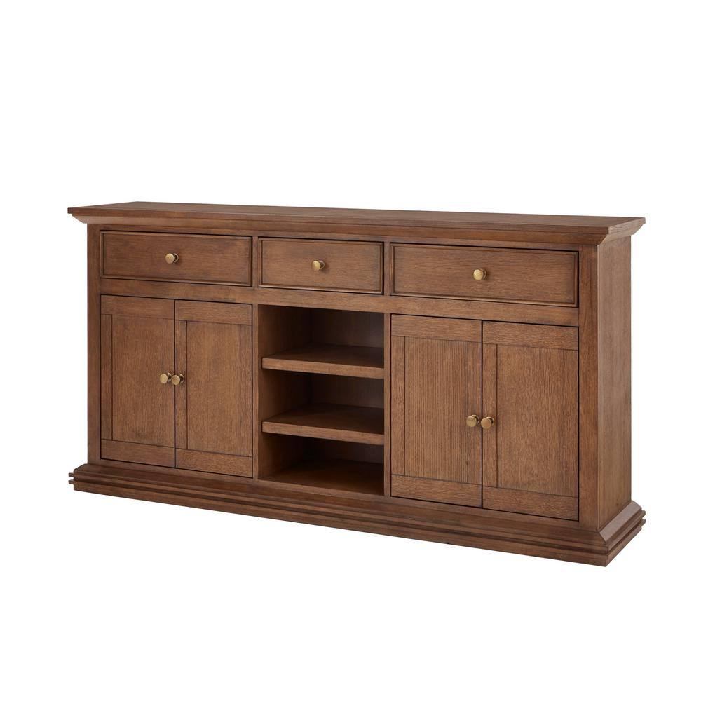 Home Decorators Collection Eldridge Wood Buffet in Haze Brown HD02-F01WD