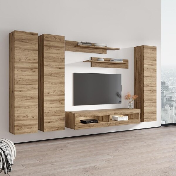 Fly CD1 34TV Wall Mounted Floating Modern Entertainment Center