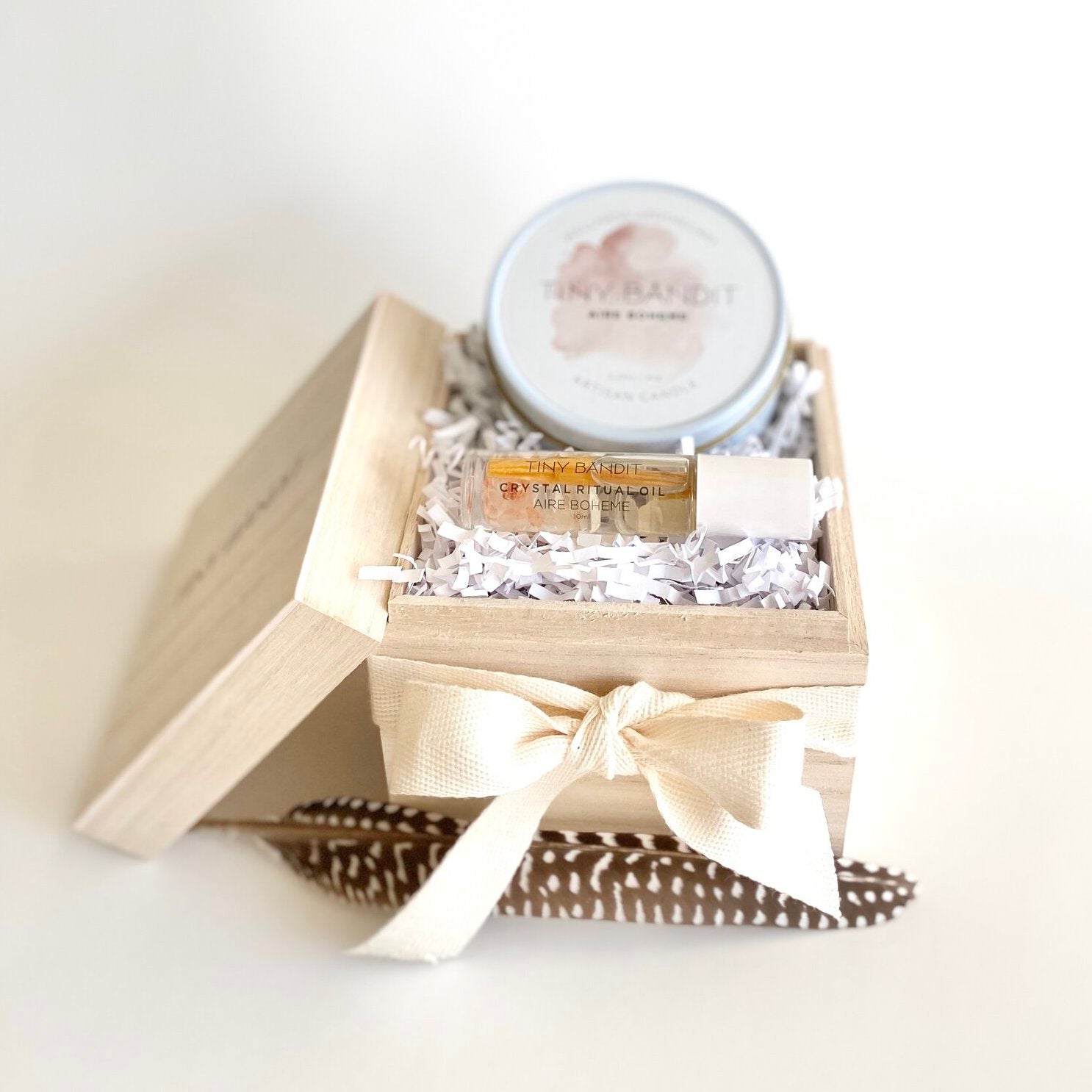 Travel Candle + Crystal Ritual Oil Gift Set