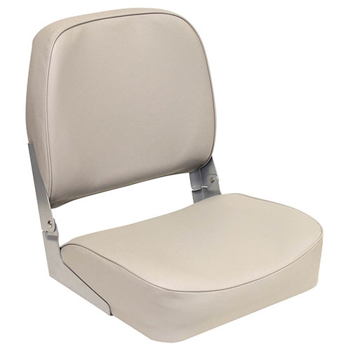 Wise Outdoors Grey Low Back Fold Down Boat Seat 3313-717