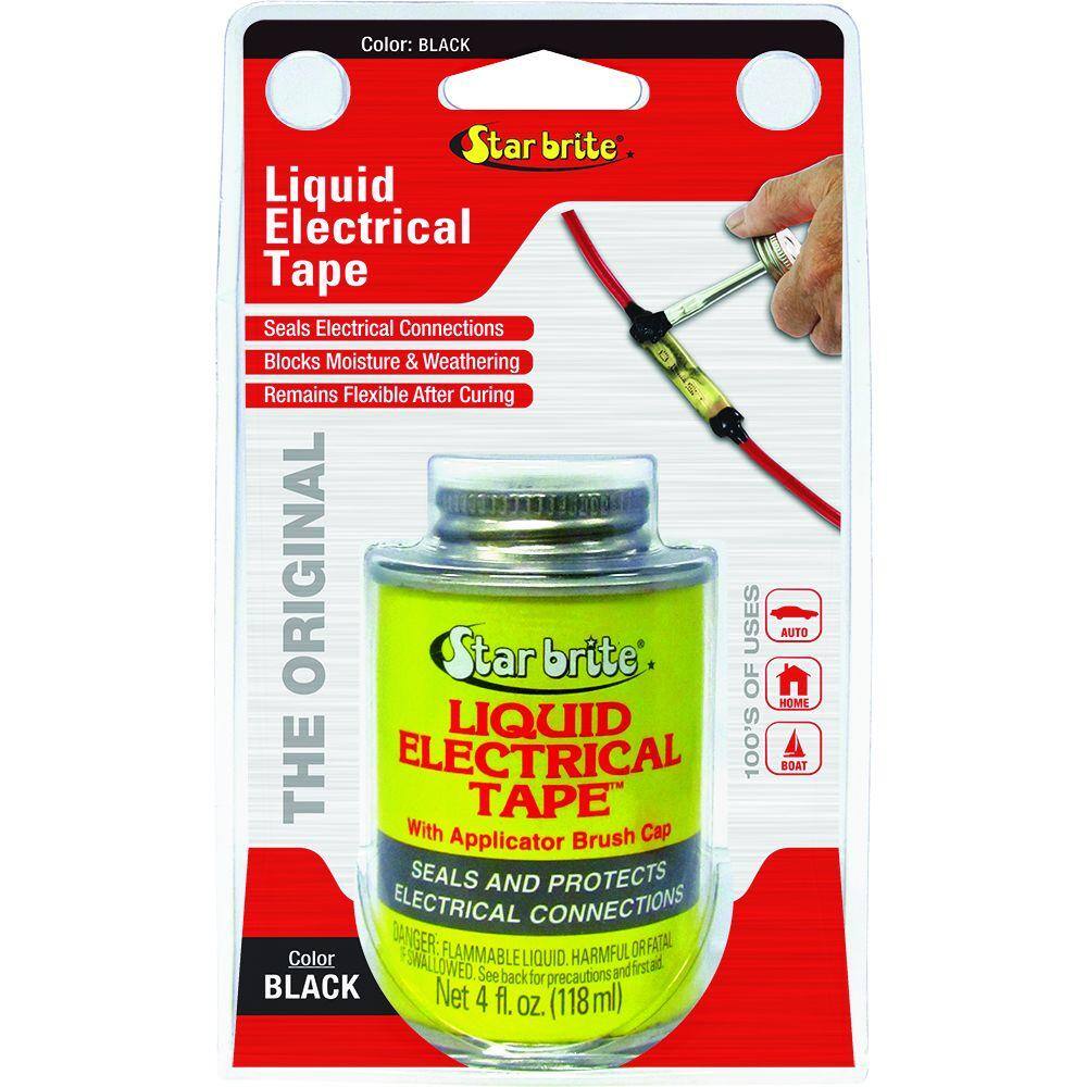 Star brite 4 oz. Liquid Electrical Tape - Black 084104N