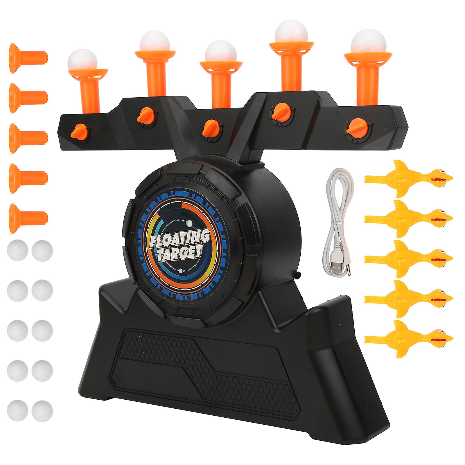 Electric Floating Suspended Ball Shooting Dart Target Games Toy Adjustable Wind Power