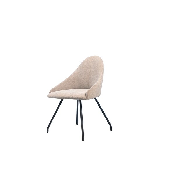 Ice Harmony Upholstery Dining Chair with Round Legs (Set of 2) - 22