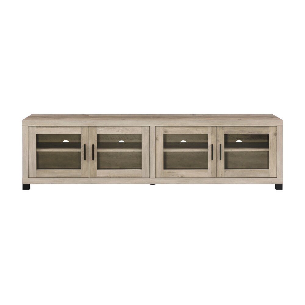 Coaster Furniture Sachin Rectangular TV Console with Glass Doors