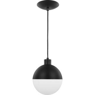 Progress Lighting Globe LED 1 Light Painted Black LED Outdoor Pendant Light P500147-031-30