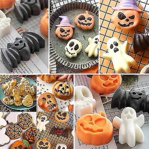 3d Silicone Christmas Pumpkin Candy Molds Cake Mold Chocolate Molds Kitchen Diy