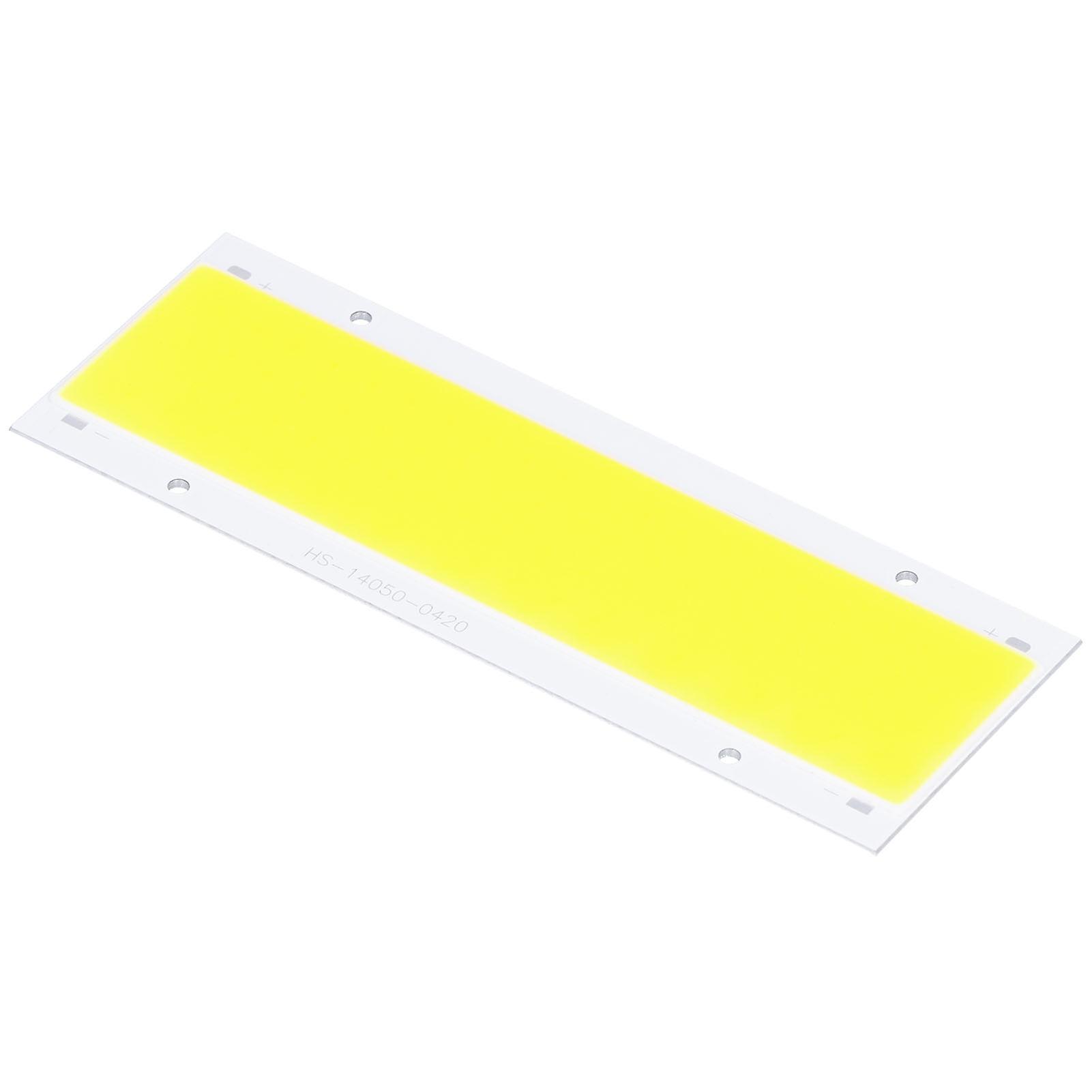 COB Light Chip DIY LED Lamp Panel Light Source 1500LM 3000‑6500K 12V 15W 140x50mmWarm White Light