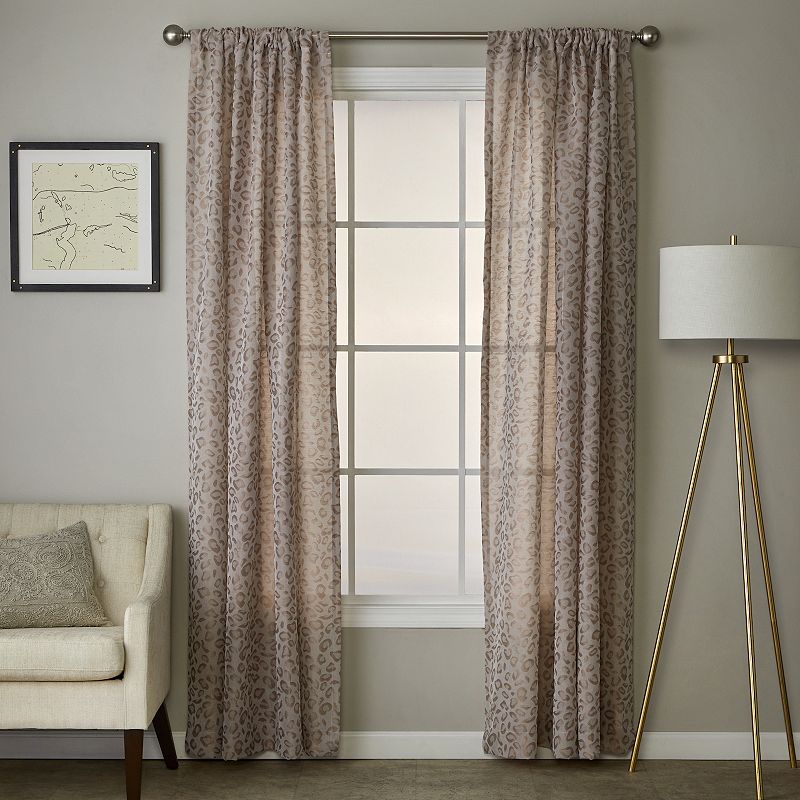 SKL Home Cheetah Spot 1-panel Window Curtain