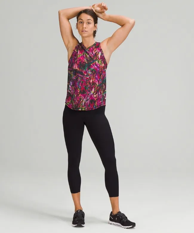 High Neck Running and Training Tank Top