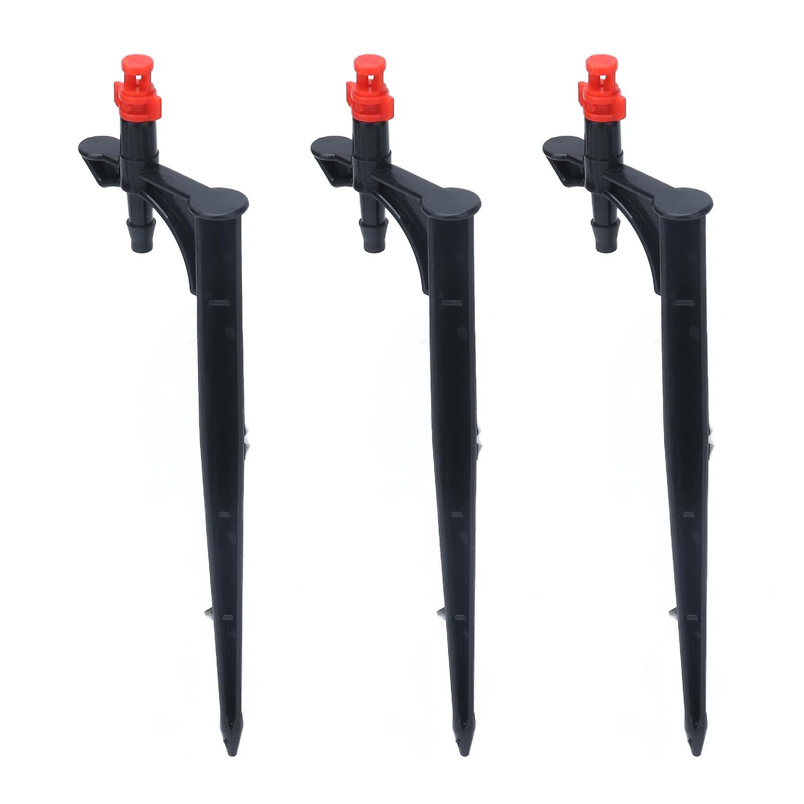 20pcs/bag Irrigation Dripper With Ground Insert Fruit Tree Drip Irrigation Emitters For Gardening360 Degree (red)