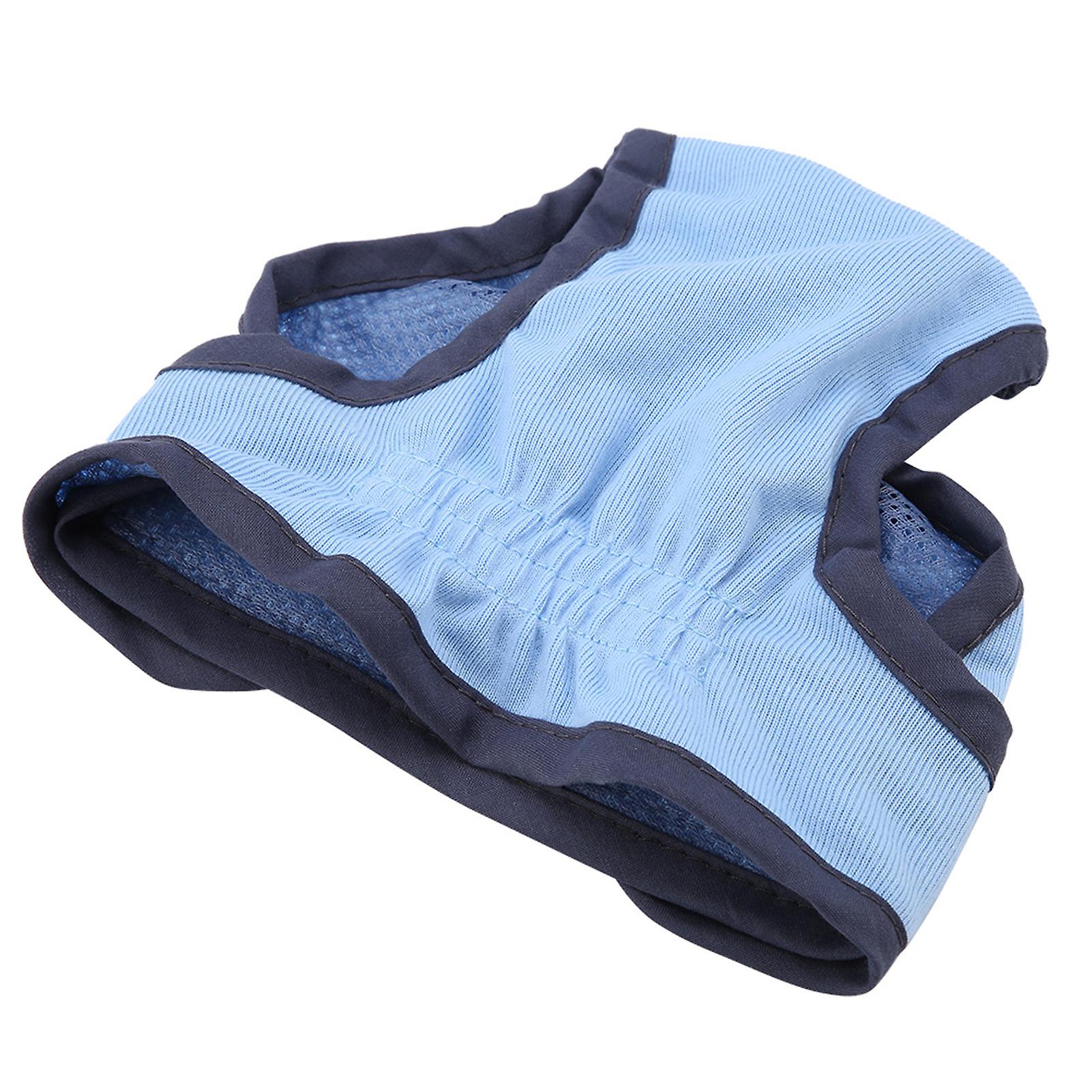 Dog Polyester Pants Puppy Underwear Female Physiological Pants Pet Sanitary Diaper (blue Xl)