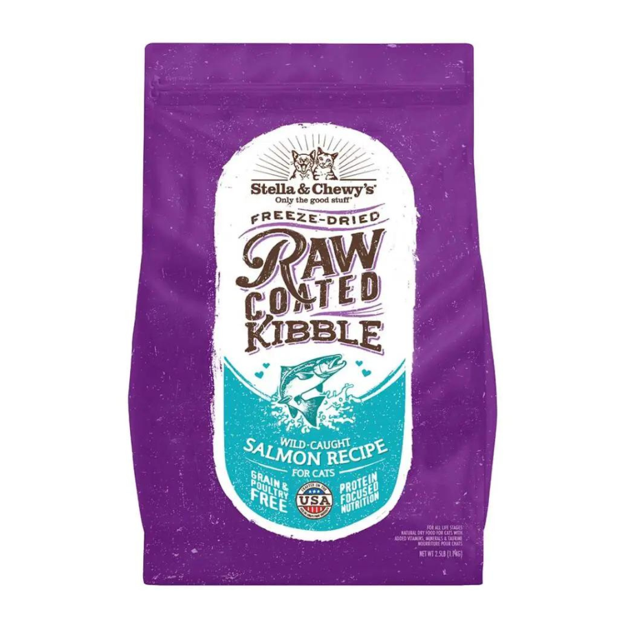 Stella and Chewy's Raw Coated Kibble Wild-Caught Salmon Recipe Cat Food