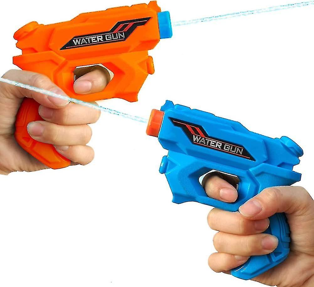 2 Pack Water Gun For Kids - Blaster Soaker Squirt Summer Squirt Shooter Gun Toy Swimming Pool Beach Water Fighting Toy - Pool Party Beach Random Color