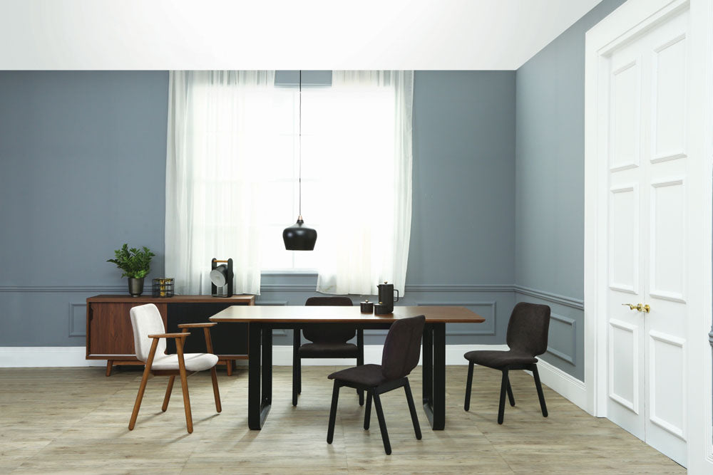 MISSIE Dining Chair - Black + Dark Grey